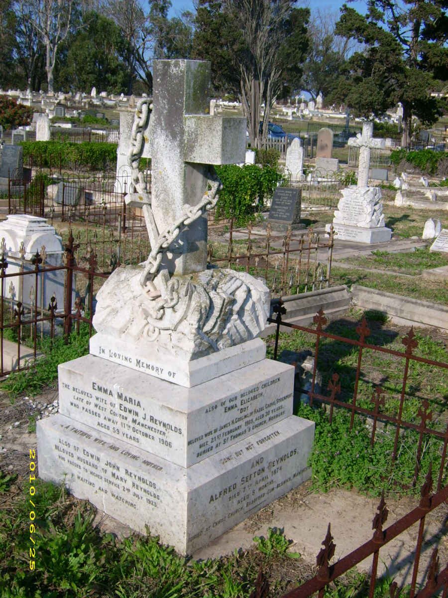 REYNOLDS Alfred Sefton :: REYNOLDS Emma Elizabeth