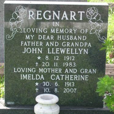 REGNART John Llewellyn 1912-1983 &amp; Imelda Catherine 1913-2007
