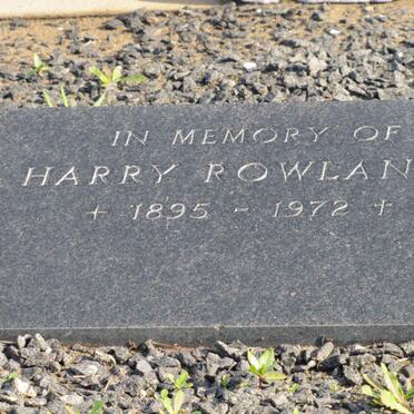 ROWLANDS Harry 1895-1972