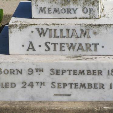 STEWART William A. 1868-1937