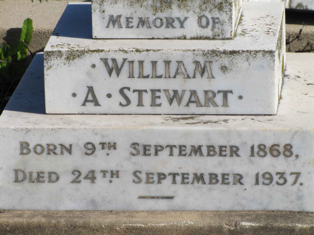 STEWART William A. 1868-1937