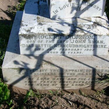 SWAN  Rogers Dickson  -1902