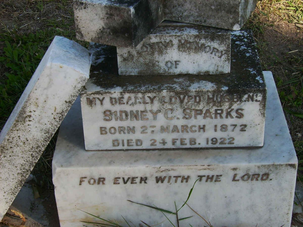 SPARKS  Sidney C. 1872-1922