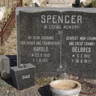 SPENCER Harold 1910-1971 &amp; Delores 1912-1977