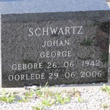 SCHWARTZ Johan George 1942-2006