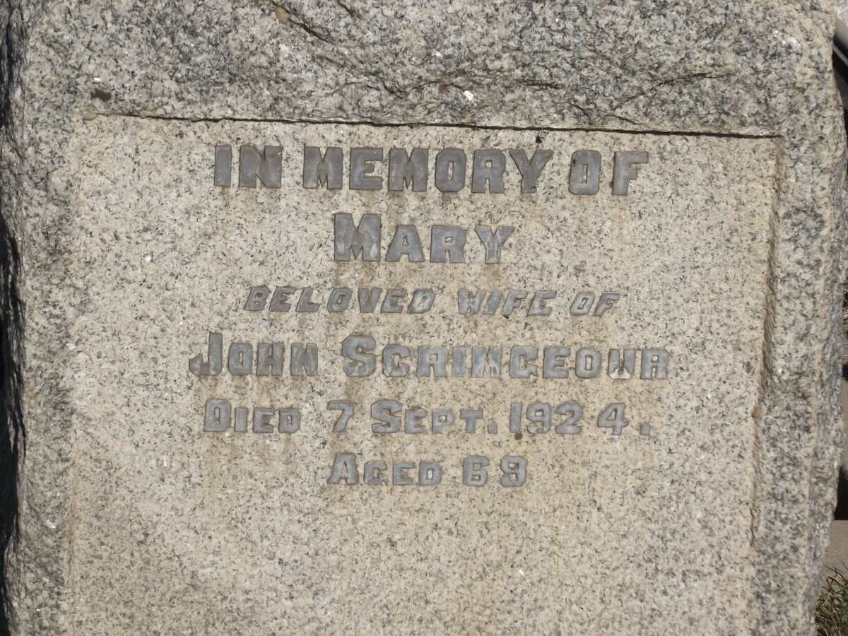 SCRIMGEOUR Mary -1924