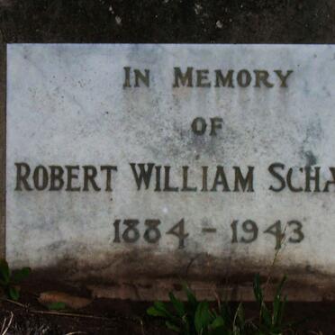 SCHAFER Robert William 1884-1943