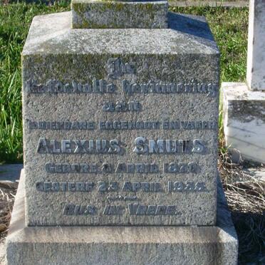 SMUTS Alexius 1870-1935