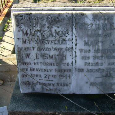 SMITH William Edwin -1951 &amp; Mary Ann -1944