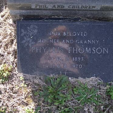 THOMSON Phyllis 1893-1970