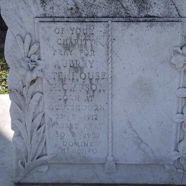 THOMPSON Aubrey Stenhouse 1912-1982