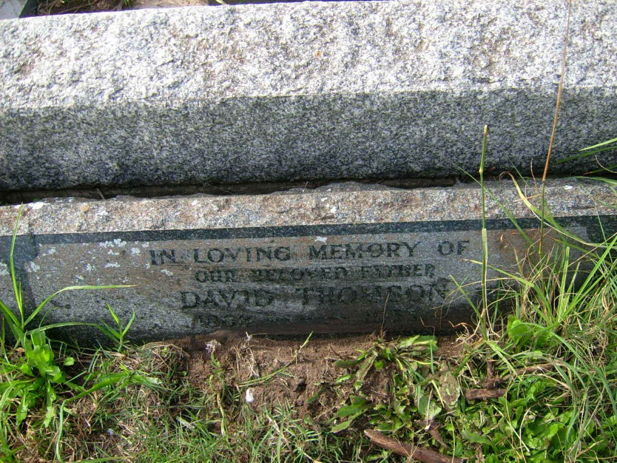 THOMSON David 1869-1953