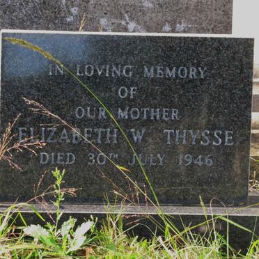 THYSSE Elizabeth W. -1946 
