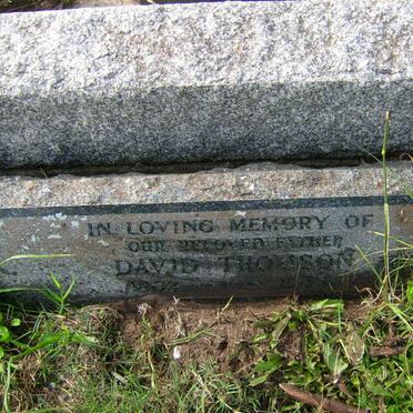 THOMSON David 1869-1953