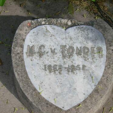 TONDER M.C., van 1869-1952