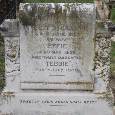 TROLLOPE Percy -1922 &amp; Effie -1939 :: TROLLOPE Tebbie -1900