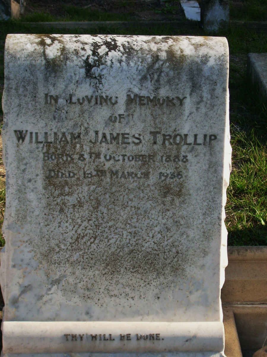 TROLLIP William James 1888-1936