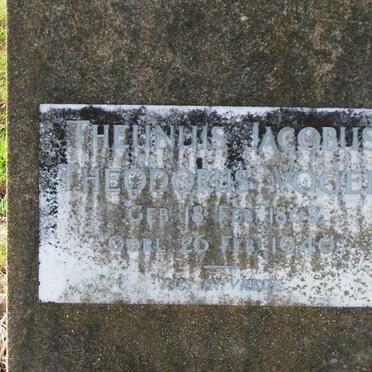 VOGEL Theunis Jacobus Theodorus 1868-1940