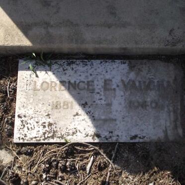 VAUGHAN Florence E. 1881-1946