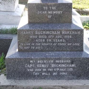 WAKEHAM Harry Buckingham -1908 :: BUCKINGHAM Henry -1921
