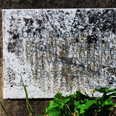 WAGNER John Peter 1933-1934