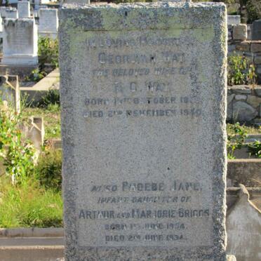 WAY Georgian 18?5-1940 :: BRIGGS Pagebe Jane 1934-1934