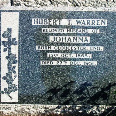 WARREN Hubert T. 1868-1951