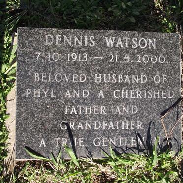 WATSON Dennis 1913-2000