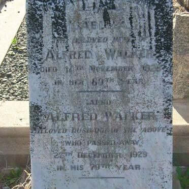 WALKER Alfred -1929 &amp; Isabella -1928