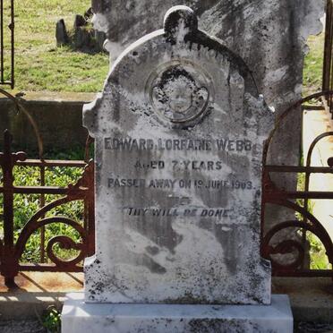 WEBB Edward Lorraine -1903