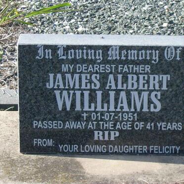 WILLIAMS James Albert 1951