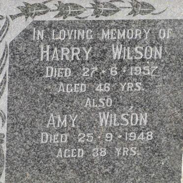 WILSON Harry -1957 &amp; Amy 1948