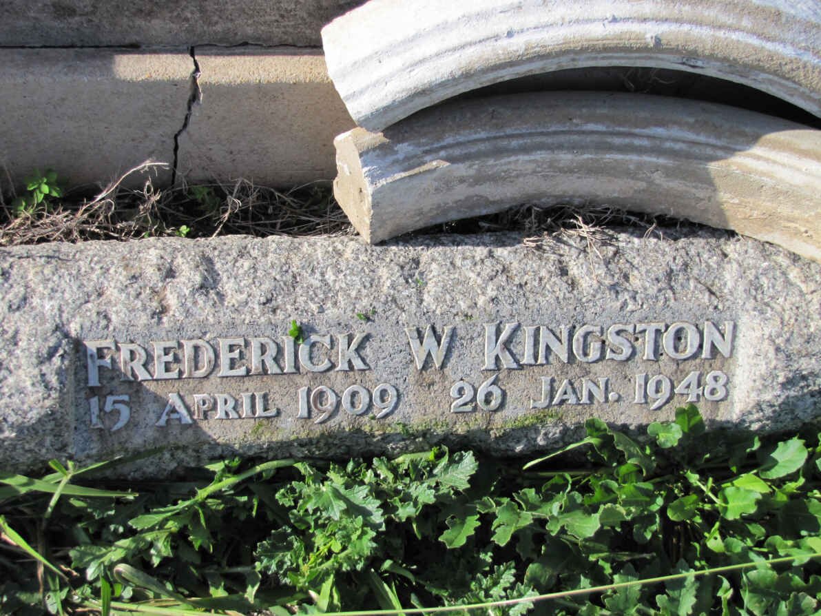 KINGSTON Frederick W. 1909-1948