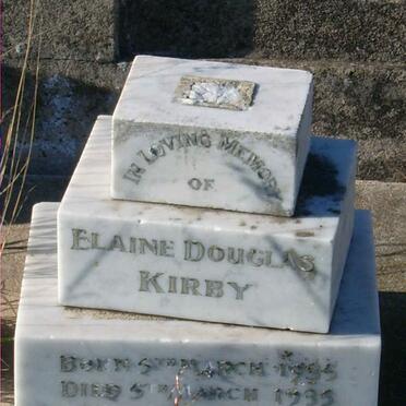 KIRBY Elaine Douglas 1935-1935