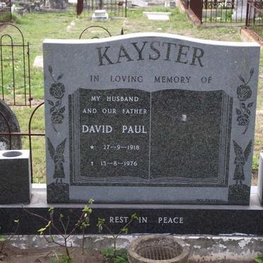 KAYSTER David Paul 1918-1976