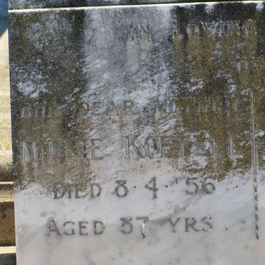 KOETZEE Minnie -1956