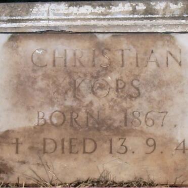 KOPS Christian 1867-1944