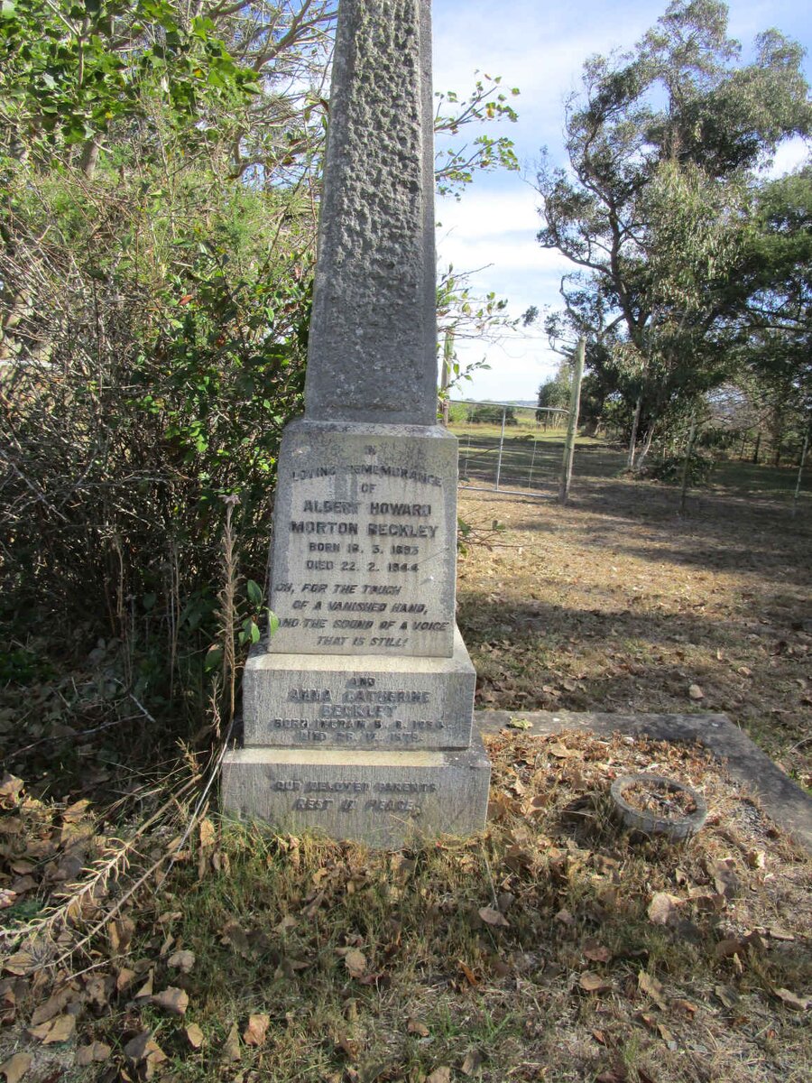 BECKLEY Albert Howard Morton 1893-1944 &amp; Anna Catherine INGRAM 1894-197?