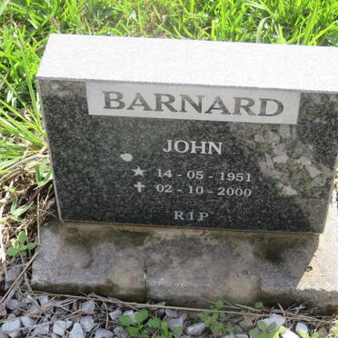 BARNARD John 1951-2000