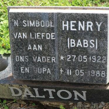 DALTON Henry 1922-1988
