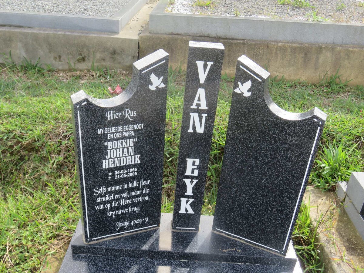 EYK Johan Hendrik, van 1966-2005