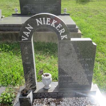 NIEKERK Johannes Cornelius, van 1901-1990