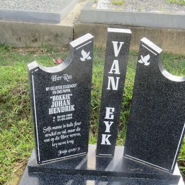 EYK Johan Hendrik, van 1966-2005