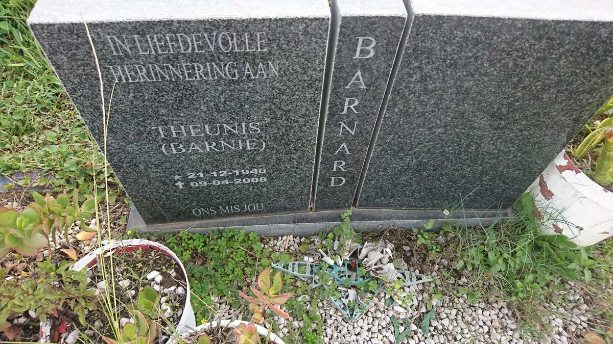 BARNARD Theunis 1940-2008