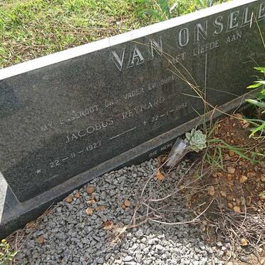 ONSELEN Jacobus Reynard, van 1927-1992