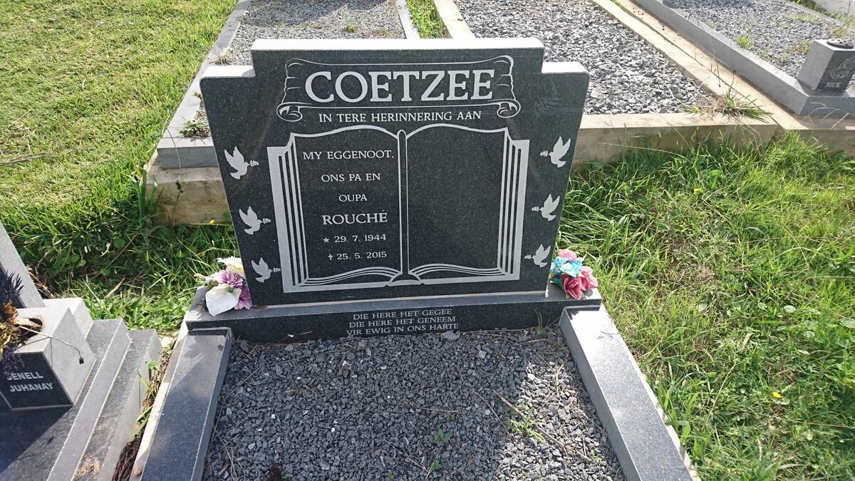 COETZEE Rouche 1944-2015