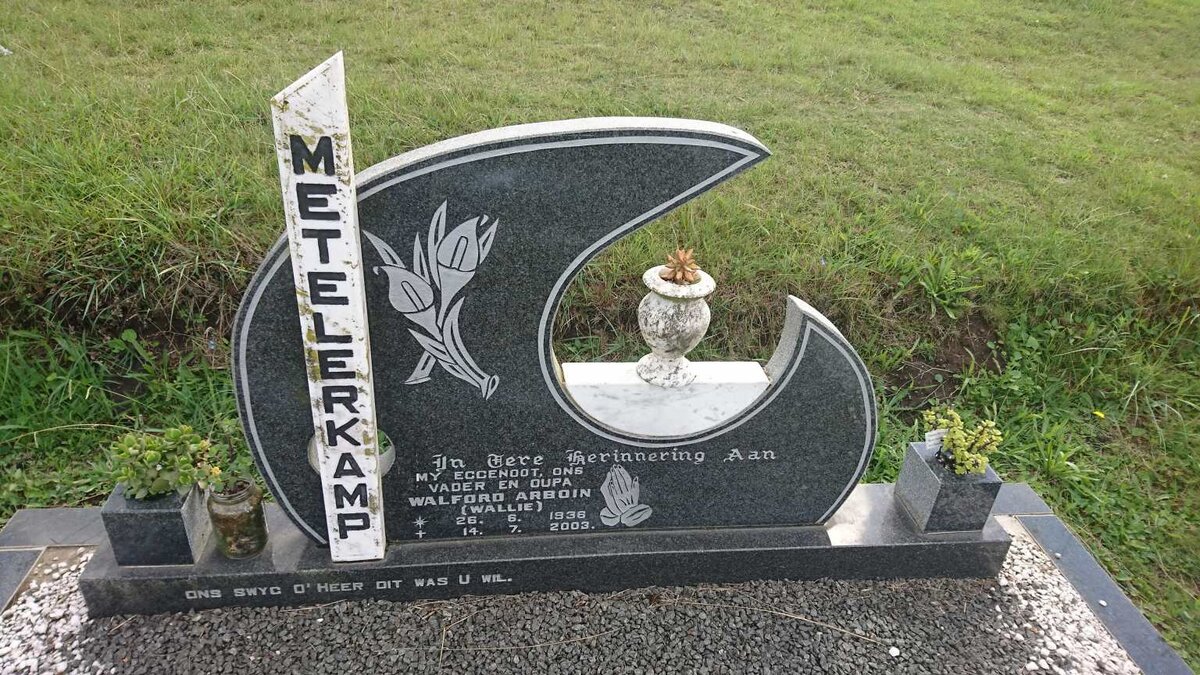 METELERKAMP Walford Arboin 1936-2003