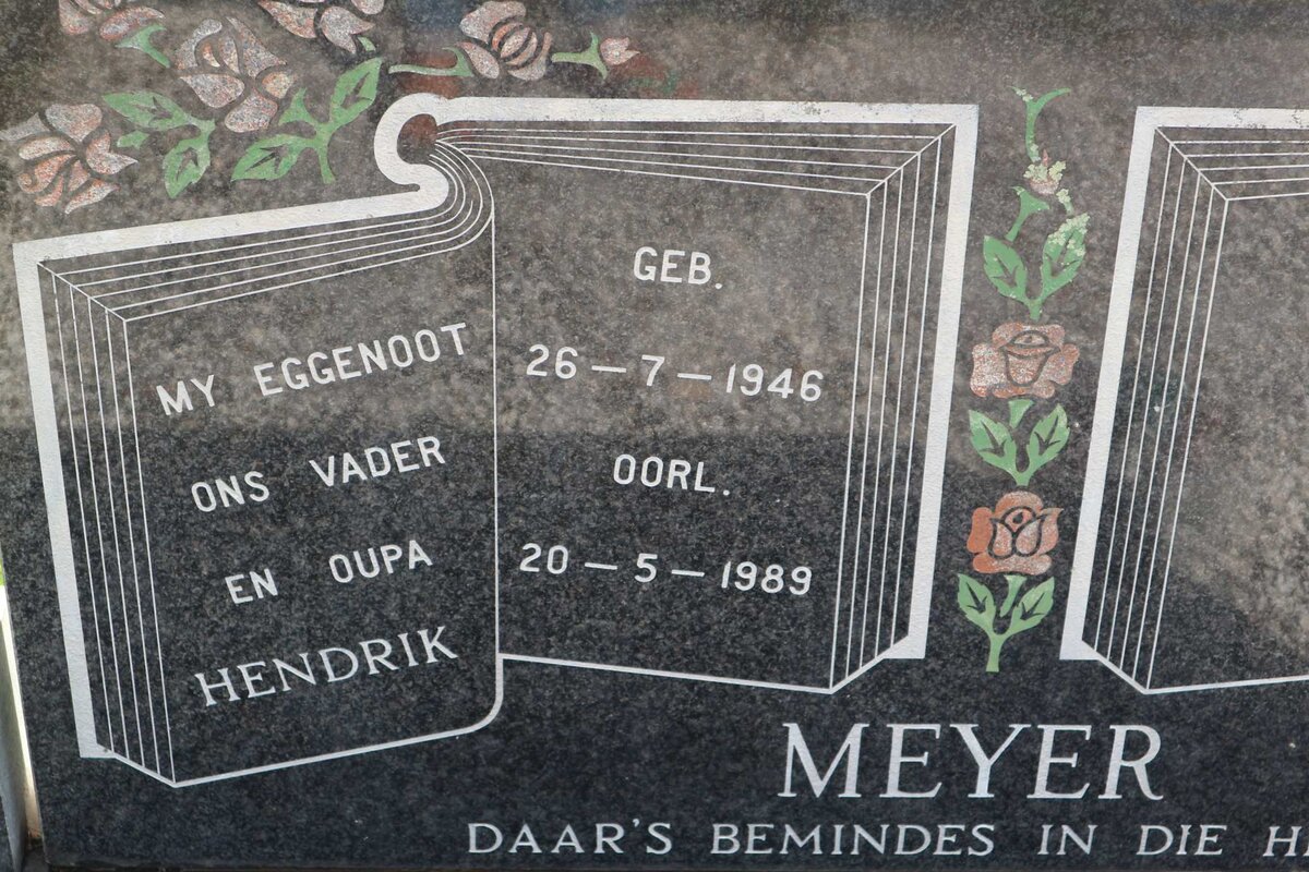 MEYER Hendrik 1946-1989