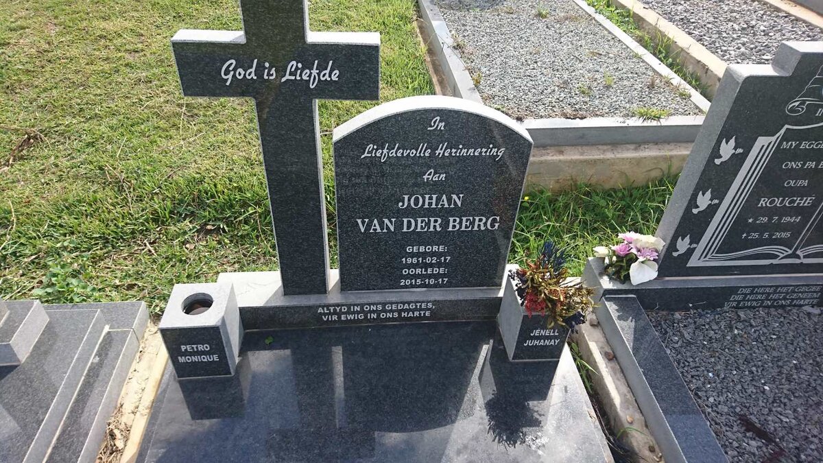 BERG Johan, van der 1961-2015