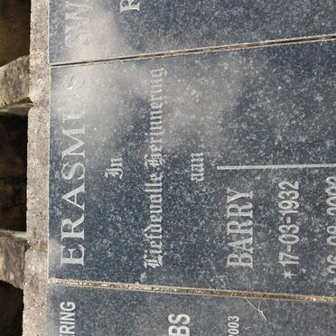 ERASMUS Barry 1932-2003